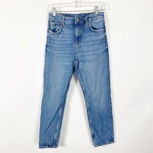 Zara HW Slim Women’s Blue Denim High Rise Skinny Jeans Size 8